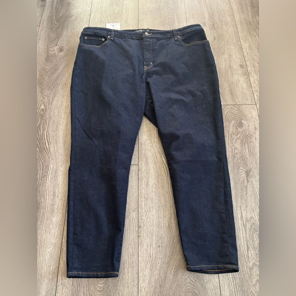 Ralph Lauren high rise skinny ankle super stretch jeans size 22W jeans